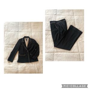 Apostrophe Black Professional Suit | Blazer + Pant Career Suit 6P